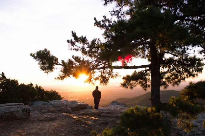 Le doute : le rempart contre la violence, l'intégrisme, les sectes…un chemin obligé vers l’amour, la Foi, la tolérance.. 5411376-alone-sunrise-dawn-nature-tree-sunset-sun-silhouette-standing-landscape-landscape-nature-man-male-explore-outdoors-cliff-mountain-flare-dusk-virw-public-domain-images