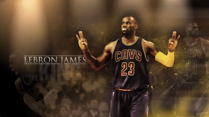 LeBron James from Cleveland Cavaliers