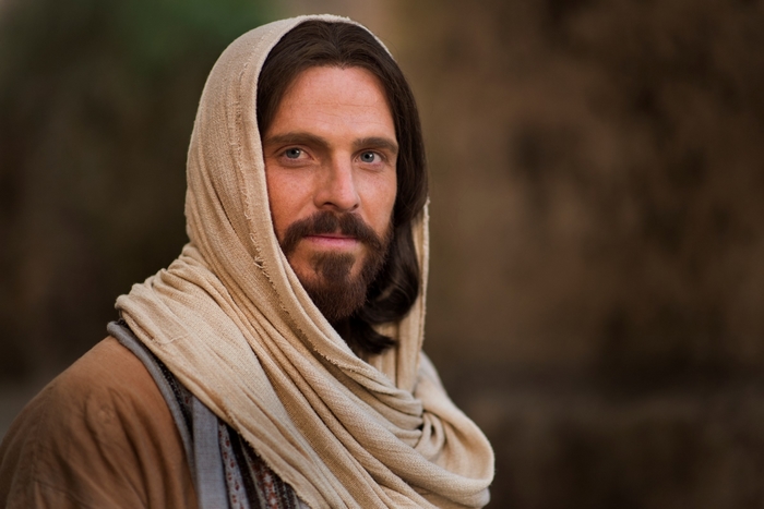 Portrait of Jesus with Warm Earth Tones