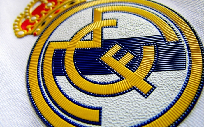 Real Madrid crest with crown
