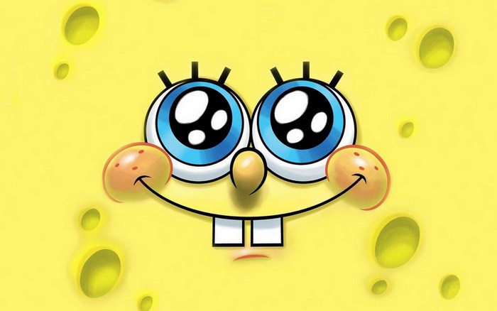 SpongeBob SquarePants close-up face