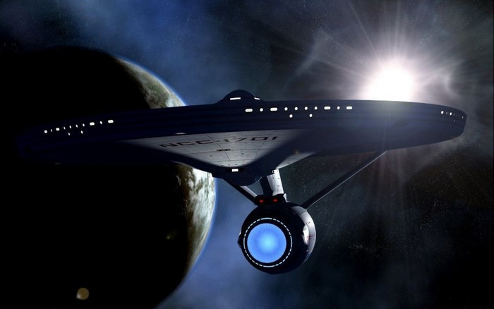 Star Trek U.S.S. Enterprise NCC-1701 in Space