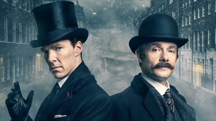 Sherlock Holmes and John Watson in Victorian London