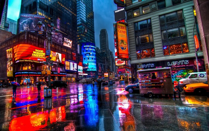 Times Square, New York City at Night