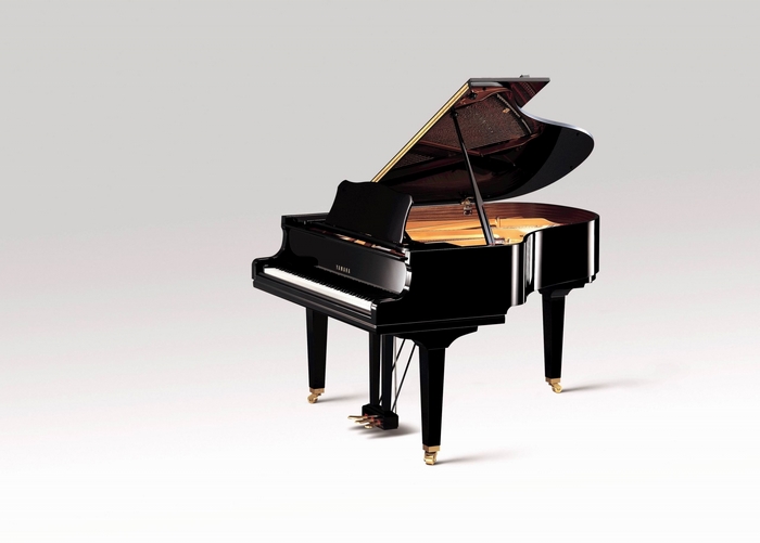 Black Yamaha Grand Piano