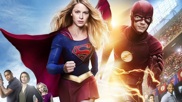 Supergirl and The Flash in a Crossover