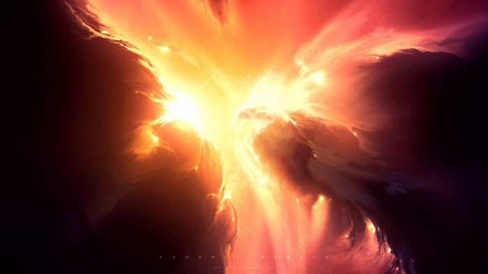 Phoenix Nebula Digital Art