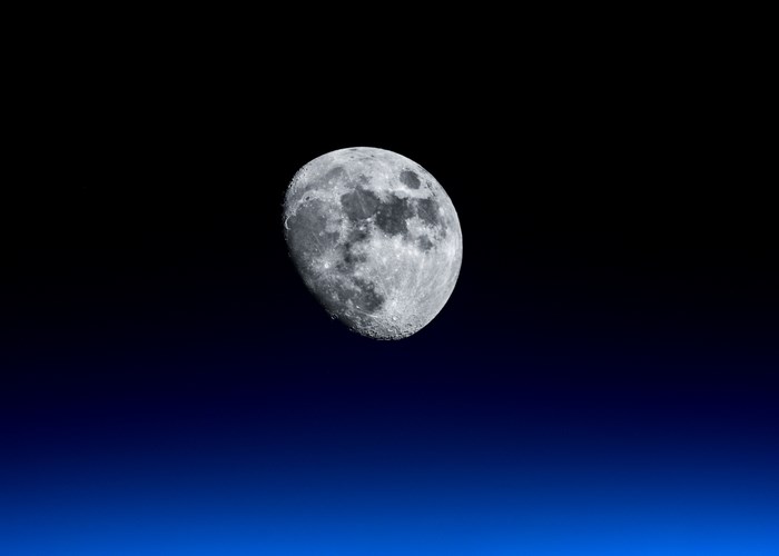 The Moon in the Night Sky