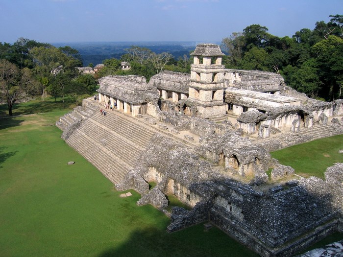 Palenque ruins in Chiapas, Mexico