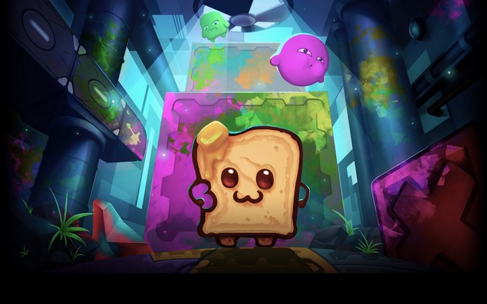 Toast character from Move or Die
