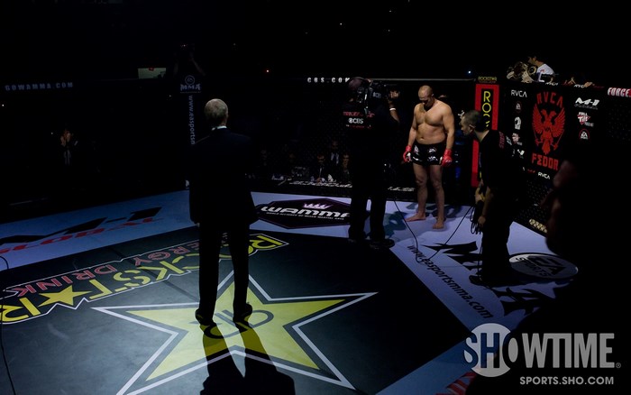 Fedor Emelianenko in a MMA ring