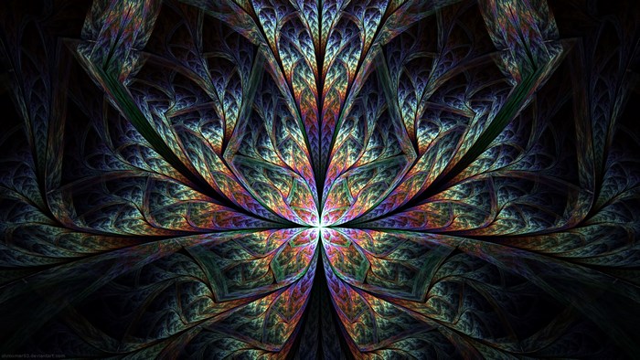 Intricate Radiant Fractal Bloom