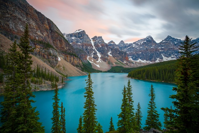 Moraine Lake in Banff National Park, Canada