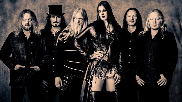 Nightwish Band Group Portrait in Dark Tones