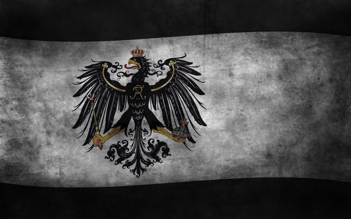 Flag of Prussia with Eagle Emblem