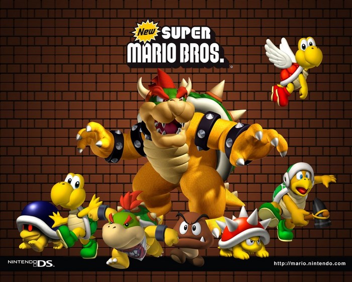 New Super Mario Bros Bowser and Minions