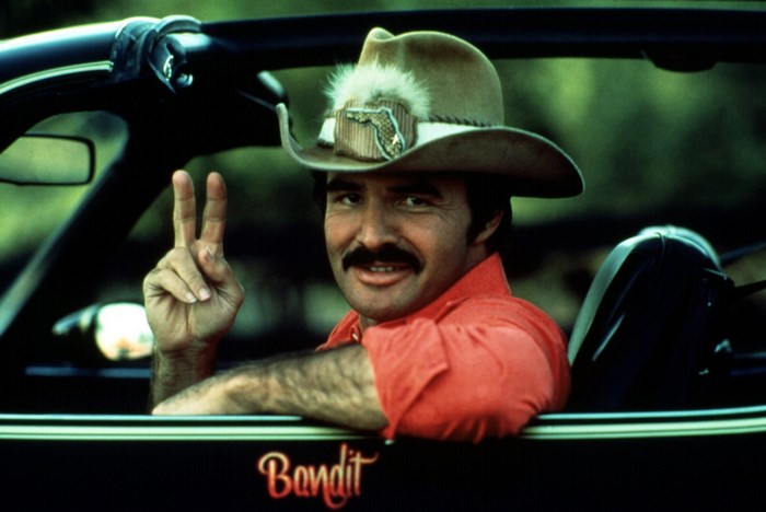 Burt Reynolds as Bandit from Smokey and the Bandit