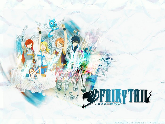 Fairy Tail characters with Happy