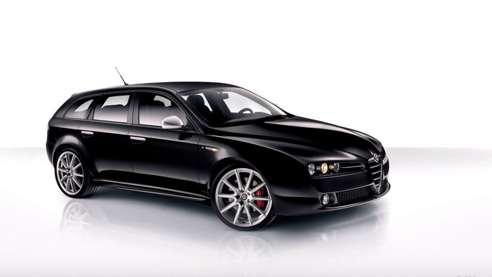 Black Alfa Romeo 159 Sportwagon