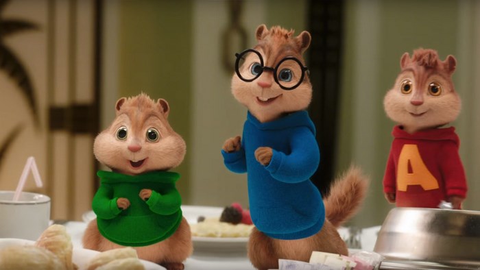 The Chipmunks from Alvin and the Chipmunks: The Road Chip