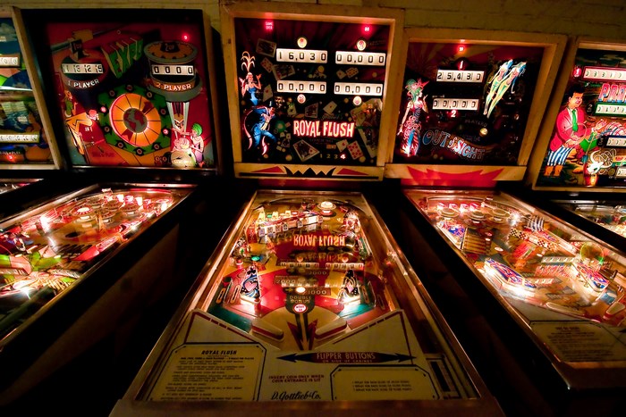Royal Flush and Out-Sight Pinball Machines