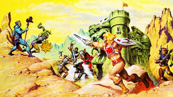 He-Man and the Masters of the Universe battle scene