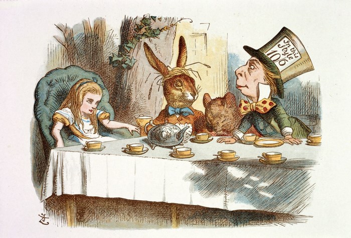 Alice and the Mad Hatter's Tea Party