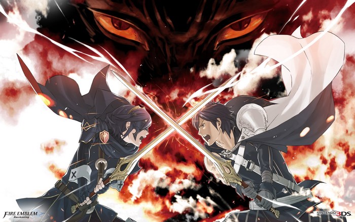 Fire Emblem Awakening: Chrom and Lucina fight
