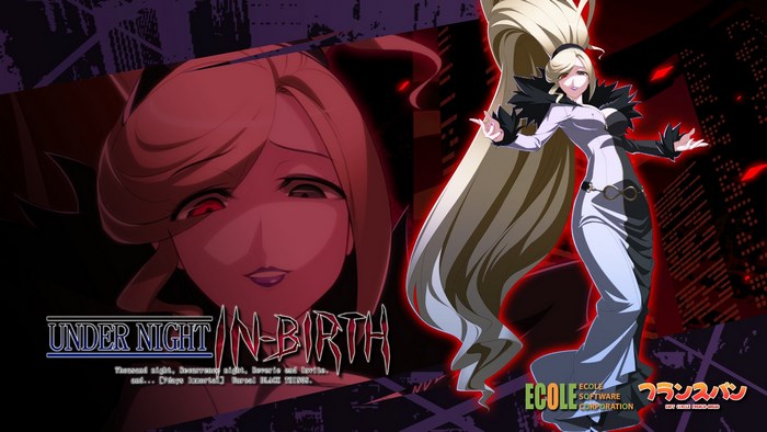 Under Night In-Birth anime art with two women