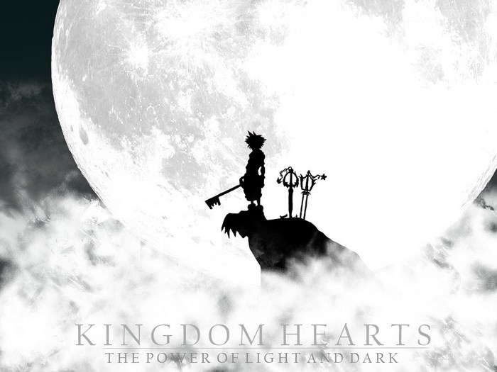 Sora from Kingdom Hearts with Keyblades