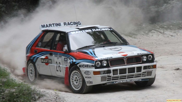 Lancia Delta Martini Racing rally car