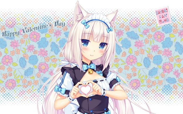 Vanilla from Nekopara Happy Valentine's Day