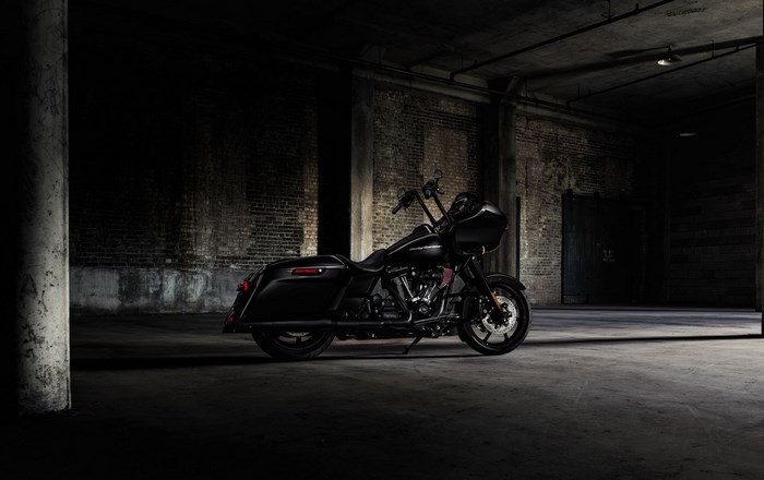 Black Harley Davidson Road Glide Motorcycle