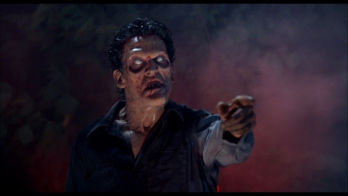 Evil Dead II: Ash Williams as a Deadite
