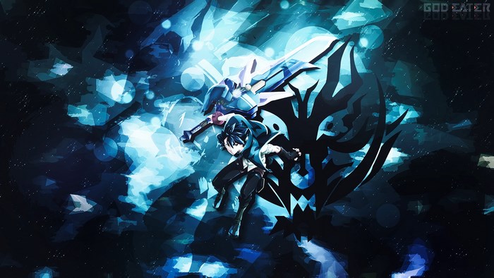God Eater characters with large sword