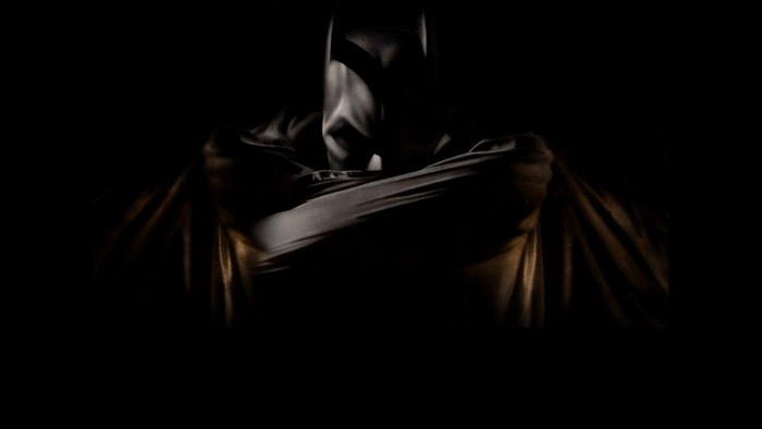 Batman in shadow