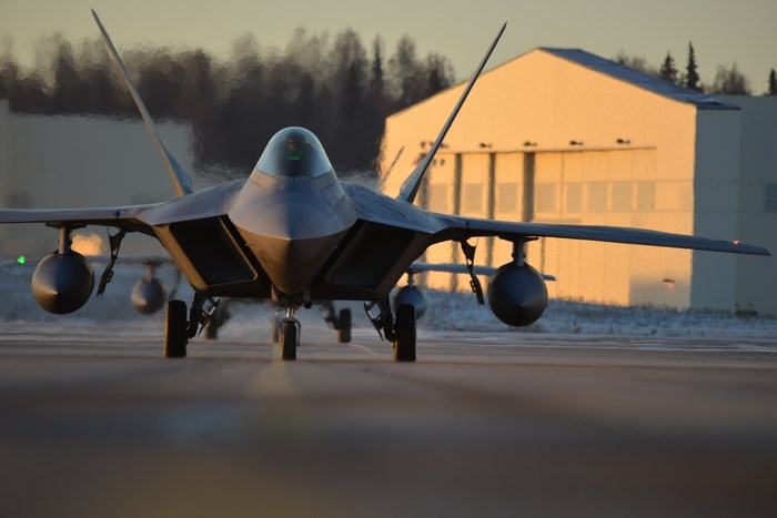 Lockheed Martin F-22 Raptor on Tarmac