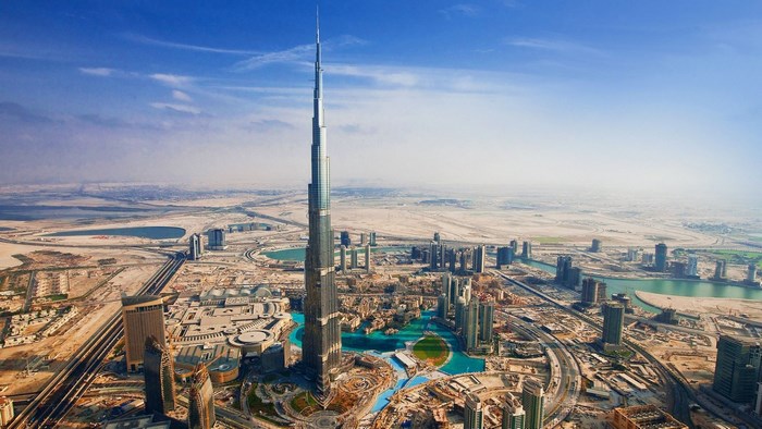 Burj Khalifa and Dubai skyline