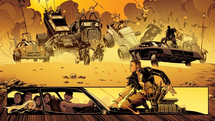 Mad Max Fury Road comic panel