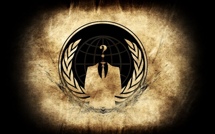 Anonymous Guy Fawkes Mask Globe Emblem