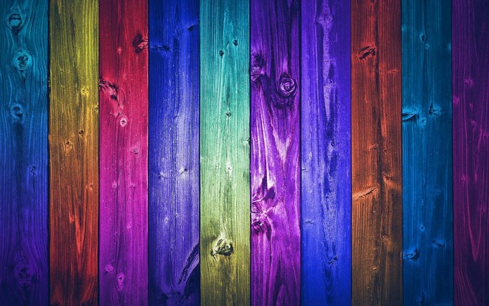 Colorful wooden planks background