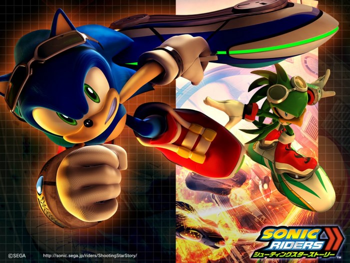 Sonic and Jet from Sonic Riders