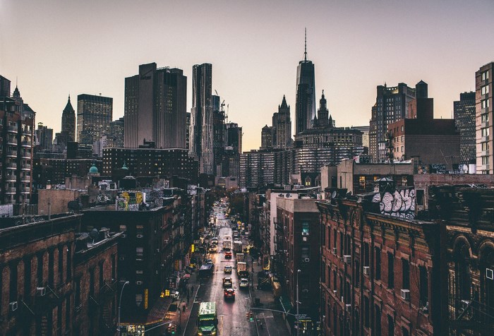 New York City Skyline at Dusk