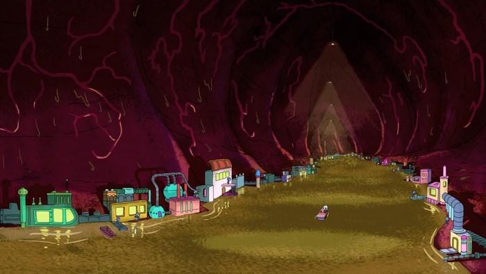 Rick and Morty inside a body