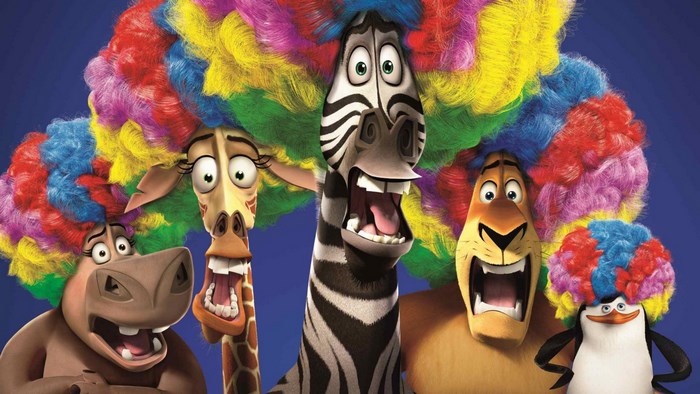 Madagascar 3: Europe's Most Wanted Characters with Wigs