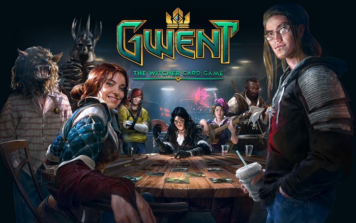 Gwent The Witcher Card Game characters playing cards