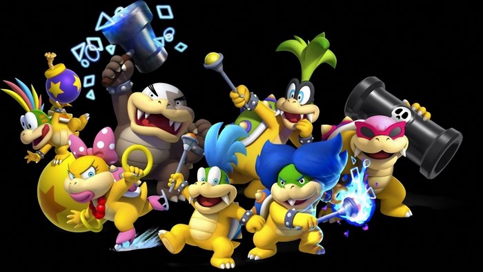 The Koopalings from Super Mario