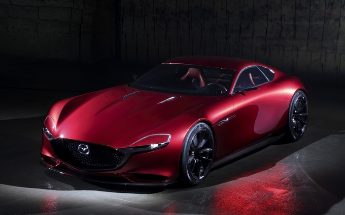 Red Mazda RX Vision Concept Car