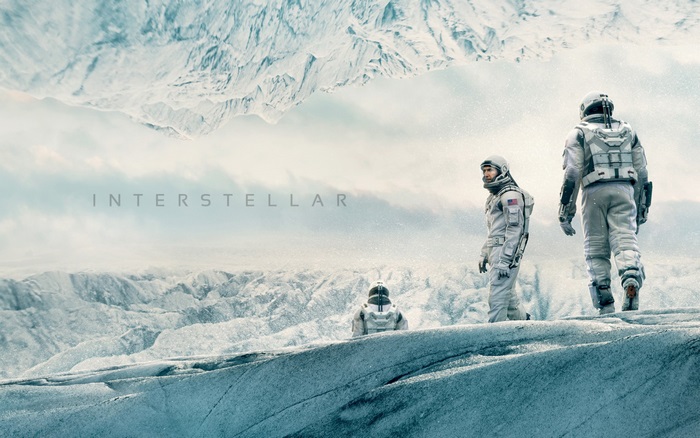 Interstellar astronauts on a frozen planet