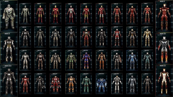 Iron Man Suits Collection